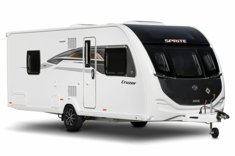 Sprite Mondial 370 SE model 2024 nieuw bin bij Van Vlierden Caravans te